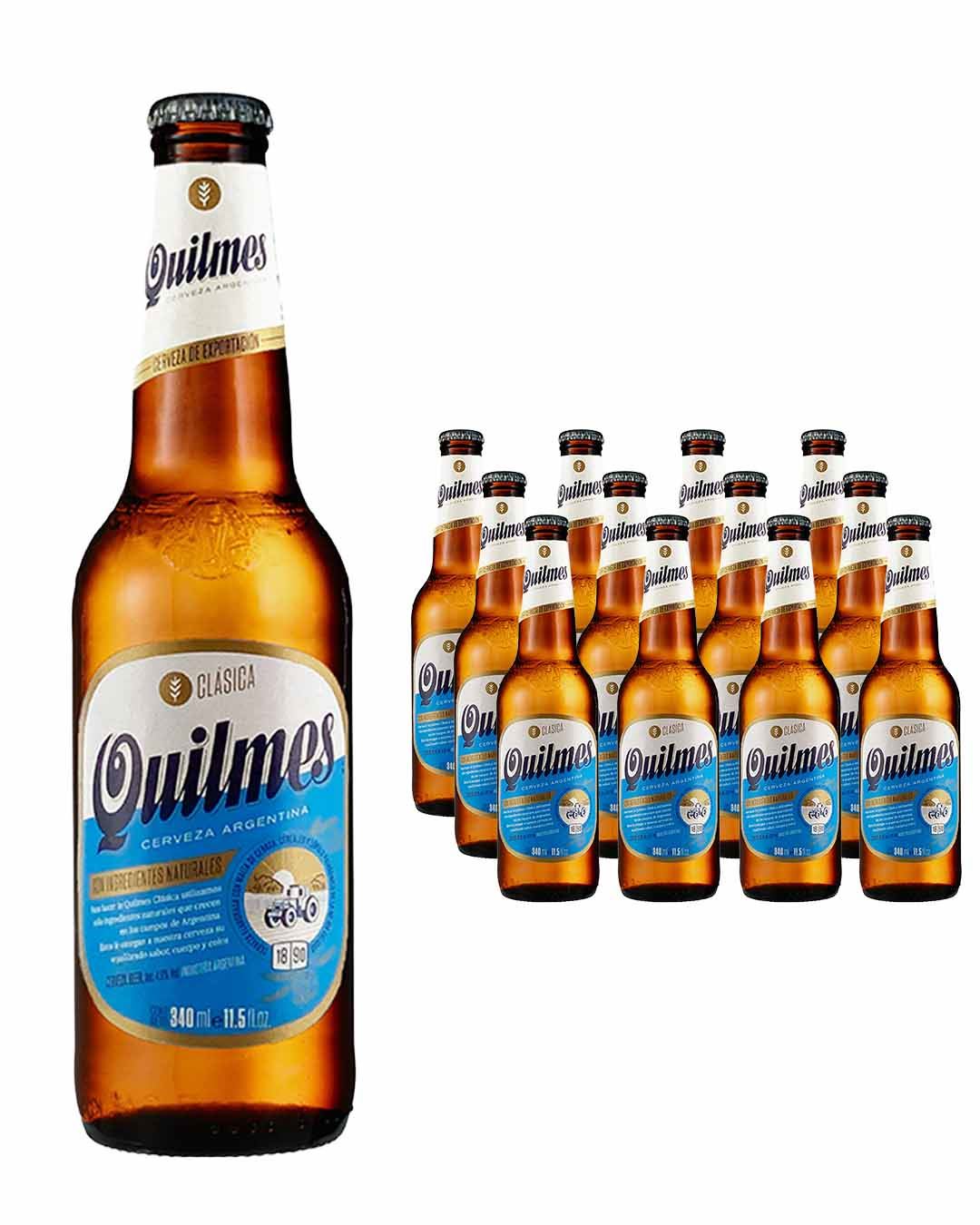 Quilmes Argentinian Classic Lager Bottle Multipack, 12 x 330 ml