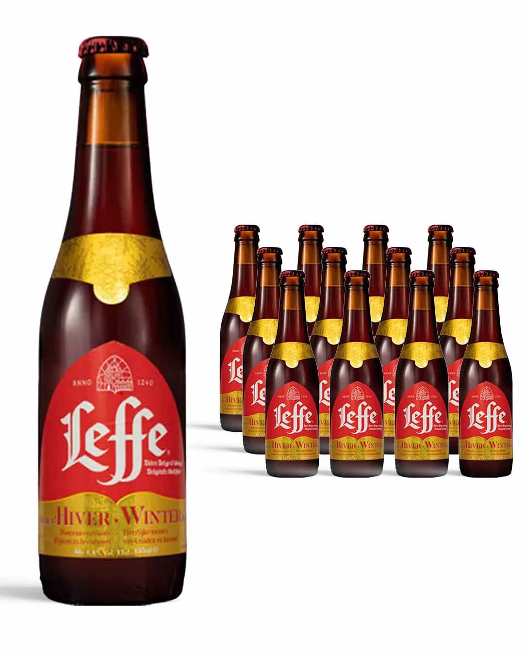Leffe Winter Belgian Beer Bottle Multipack, 12 x 330 ml