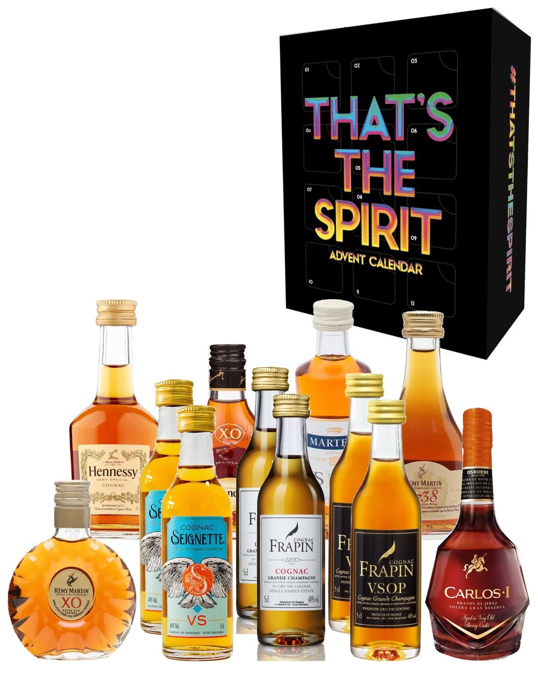 That's the Spirit Cognac Houses Advent Calendar, 12 x 5 cl