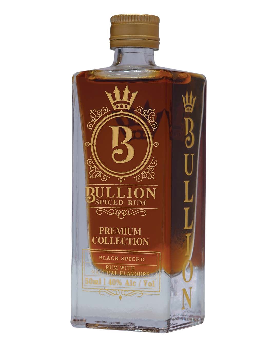 Bullion Black Spiced Rum Miniature, 5 cl