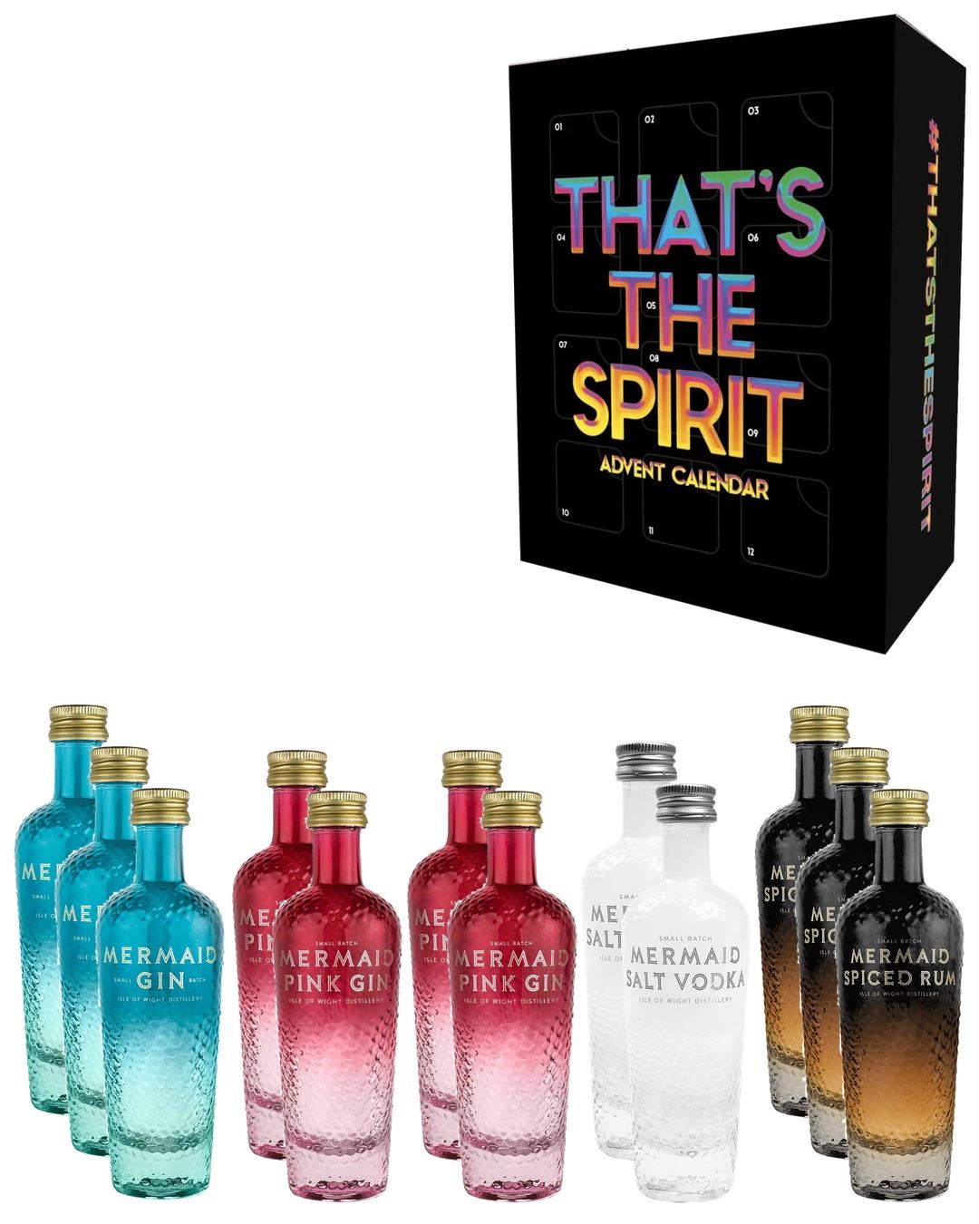 Isle of Wight Distillery Advent Calendar, 12 x 5 cl