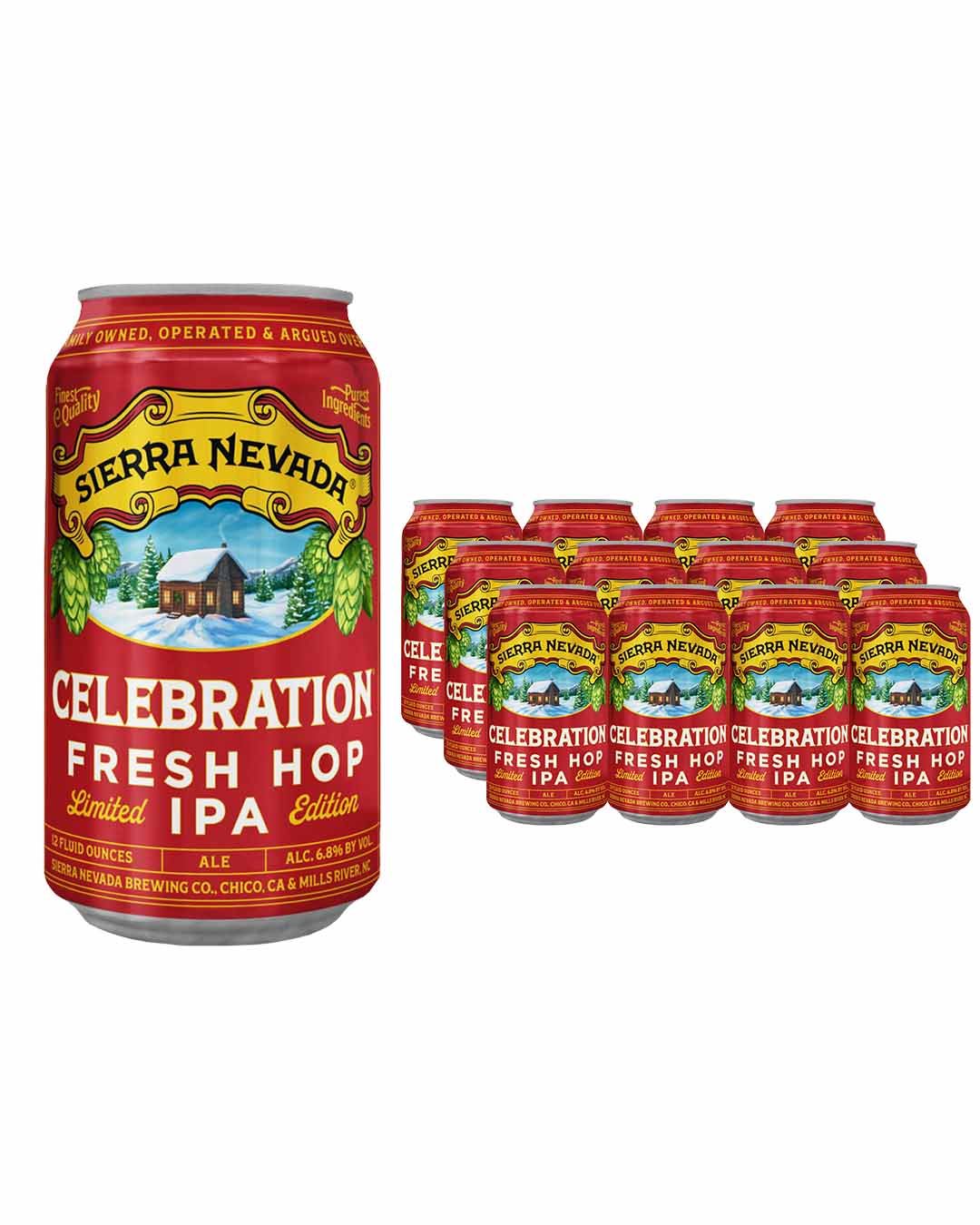 Sierra Nevada Celebration Fresh Hop IPA Can Multipack, 12 x 355 ml