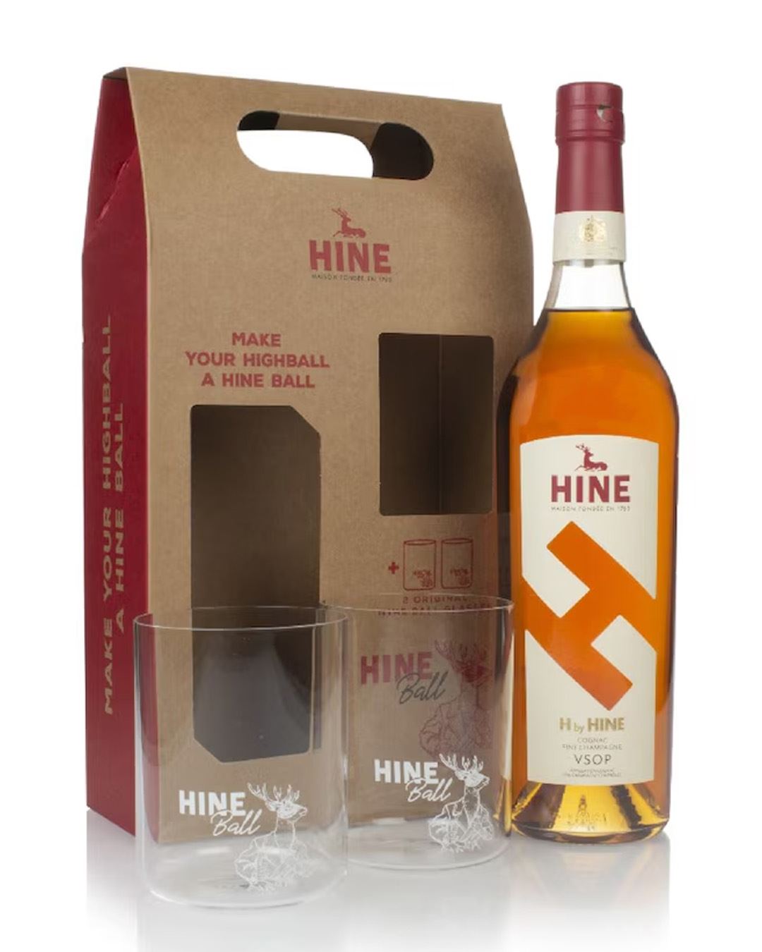 H By Hine VSOP Cognac Giftset, 70 cl