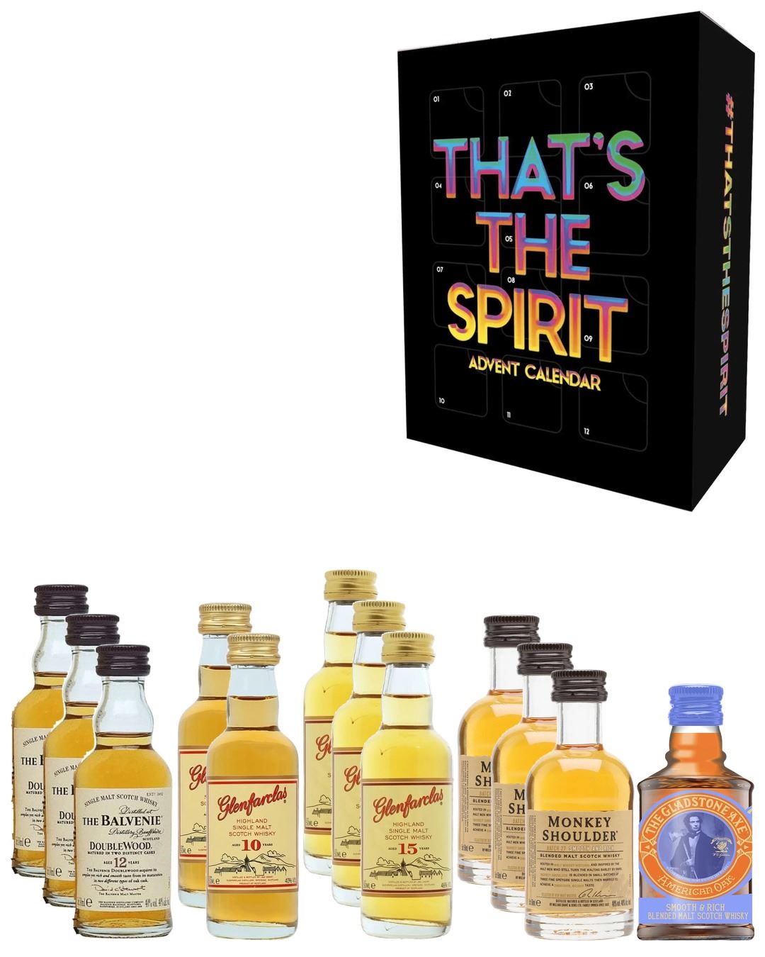 That's the Spirit Malt Whisky Advent Calendar, 12 x 5 cl