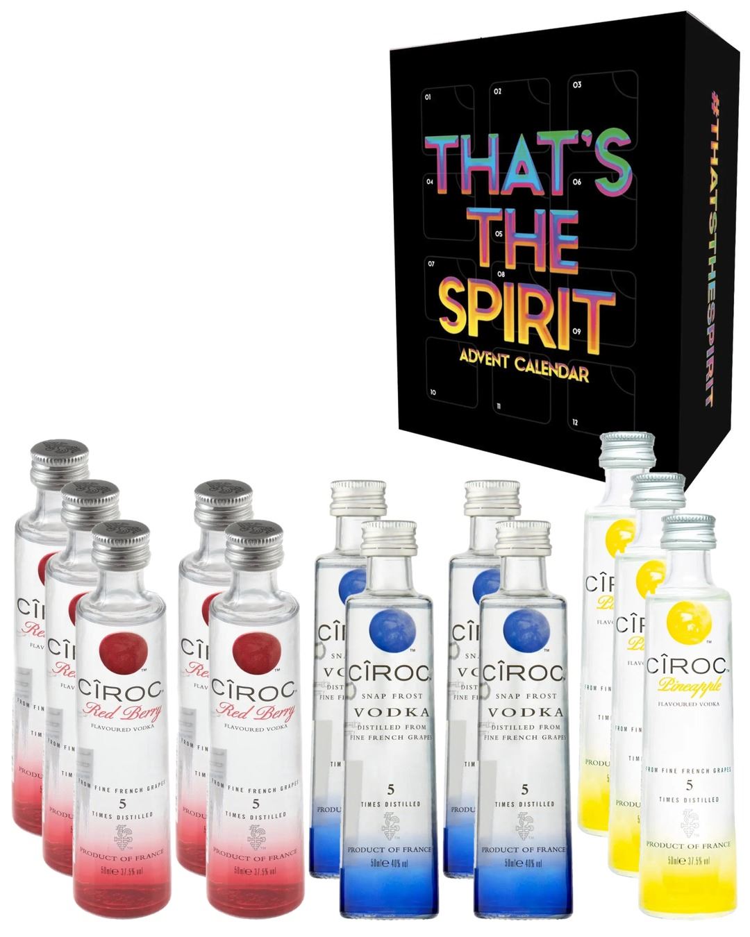 Ciroc Vodka Advent Calendar, 12 x 5 cl