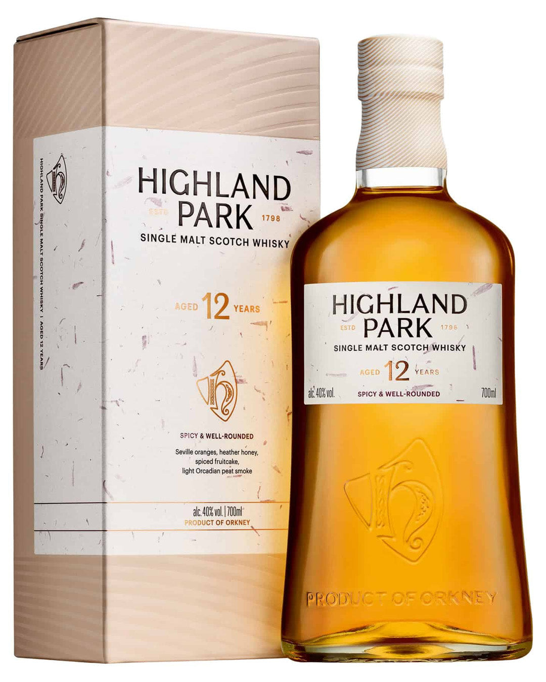 Highland Park 12 Year Old Single Malt Whisky, 70 cl