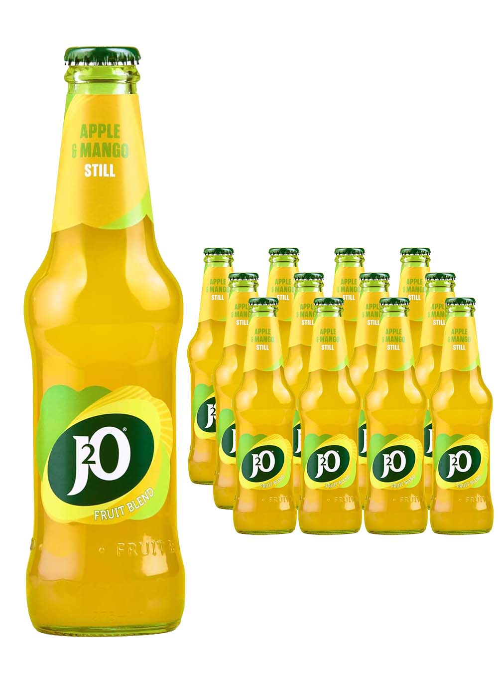 J2O Apple & Mango Fruit Glass Bottle Multipack, 12 x 275 ml