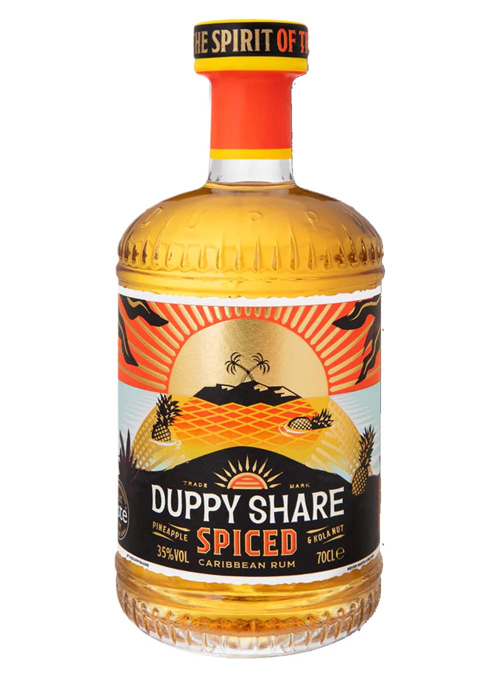 Duppy Share Spiced Caribbean Rum, 70 cl