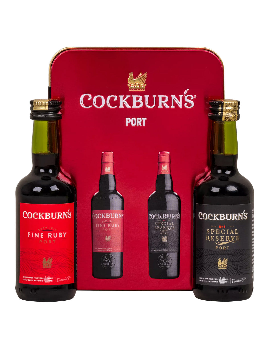 Cockburn's Port Duo Tin, 2x 5cl