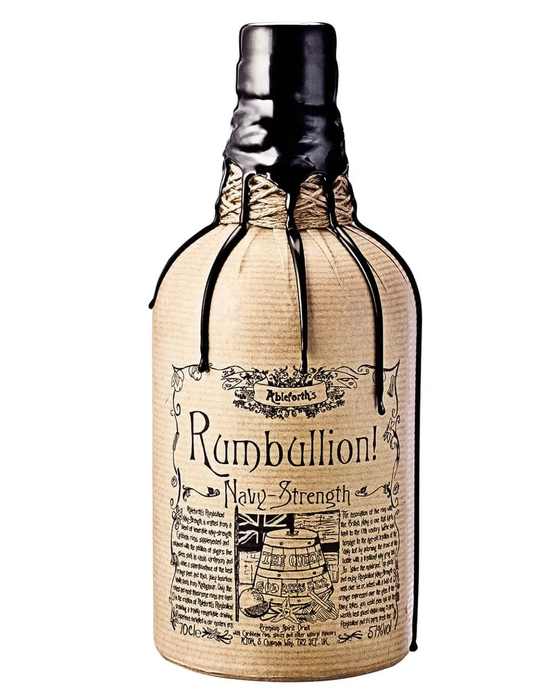 Ableforth's Rumbullion Navy Strength Rum, 70 cl Rum 5052598010331