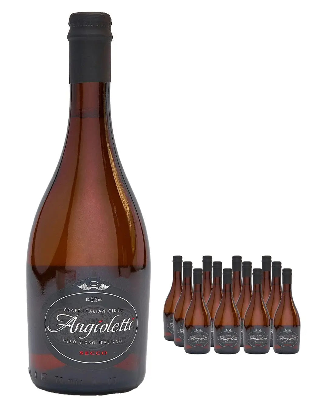 Angioletti Secco Cider, 12 x 500 ml Cider 8017938030100