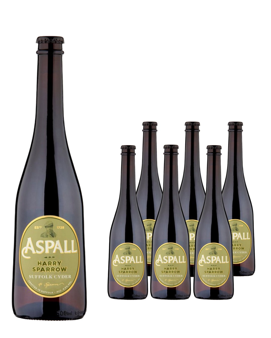 Aspall Harry Sparrow Cyder Multipack, 6 x 500 ml Cider