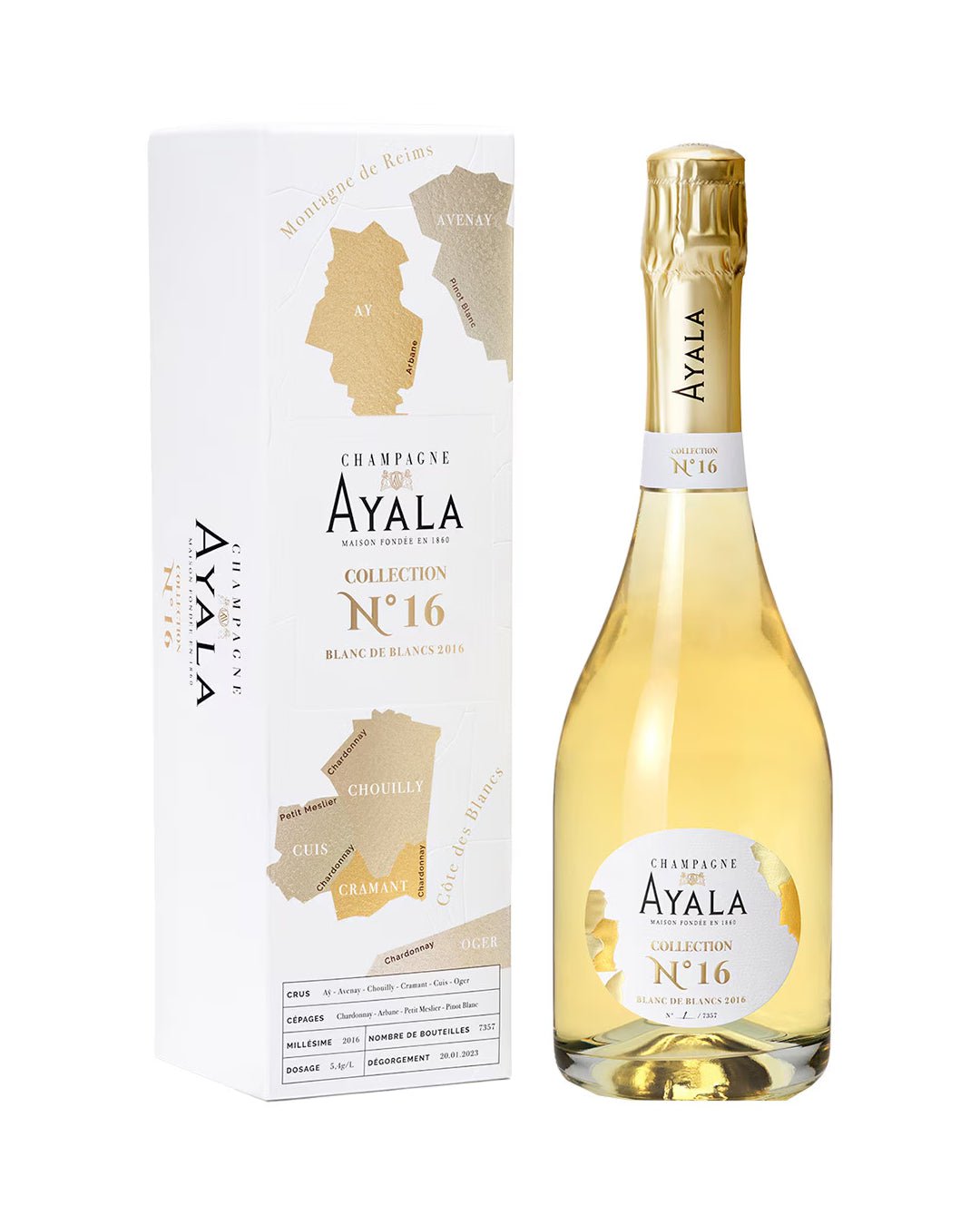 Ayala Collection No.16 Blanc de Blancs Champagne, 75 cl Champagne & Sparkling