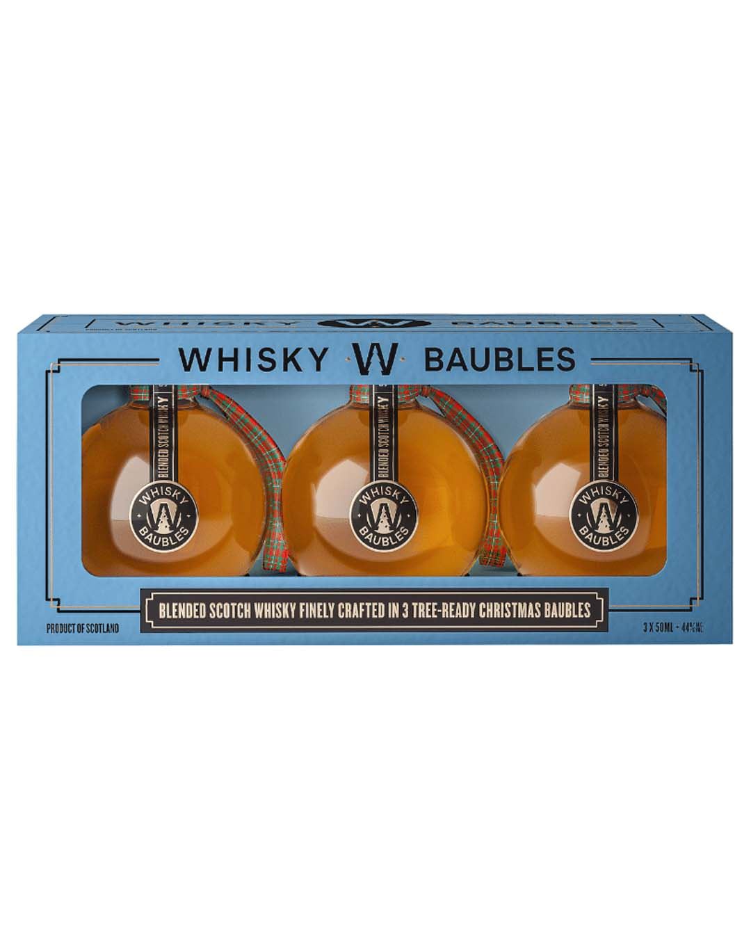Blended Scotch Whisky Baubles, 3 x 5 cl