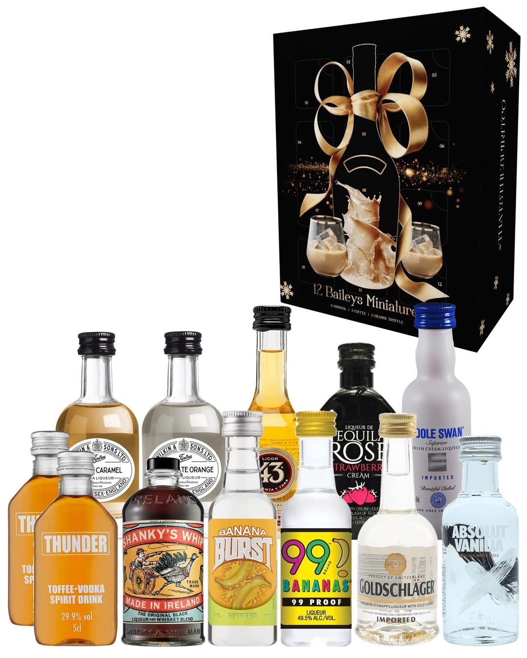 That's the Spirit Sweet Treats Advent Calendar, 12 x 5 cl