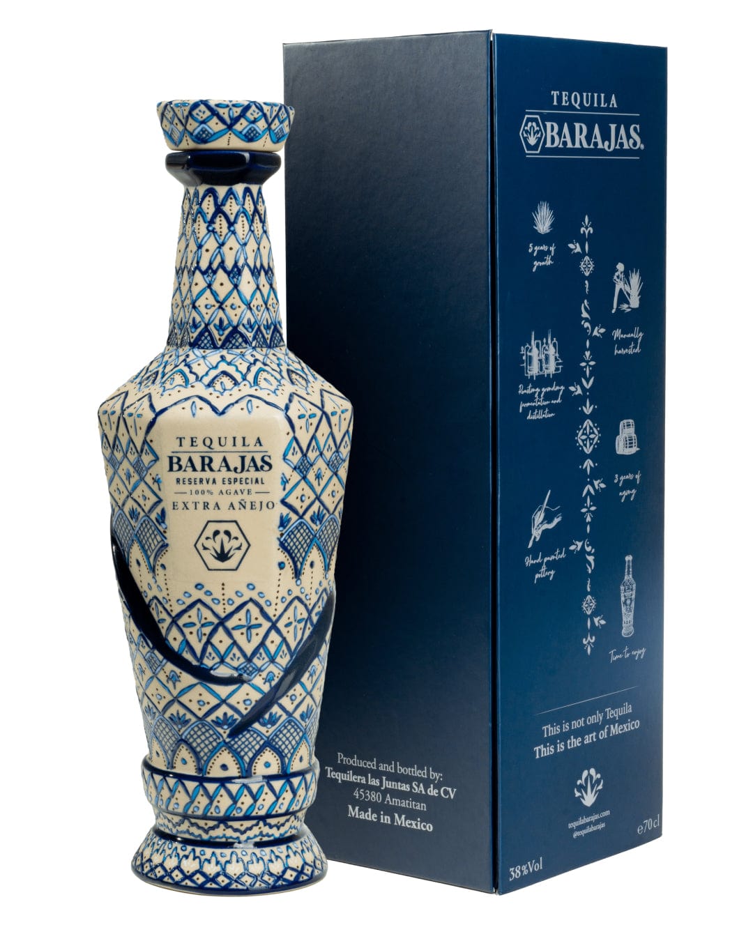 Barajas Extra Anejo Tequila, 70 cl Tequila & Mezcal