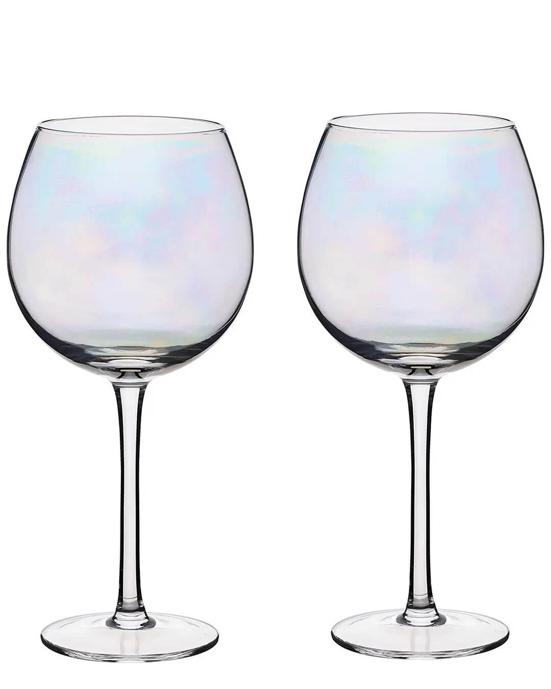 BarCraft Set of Two Iridescent Gin Glasses Tableware 5028250771308