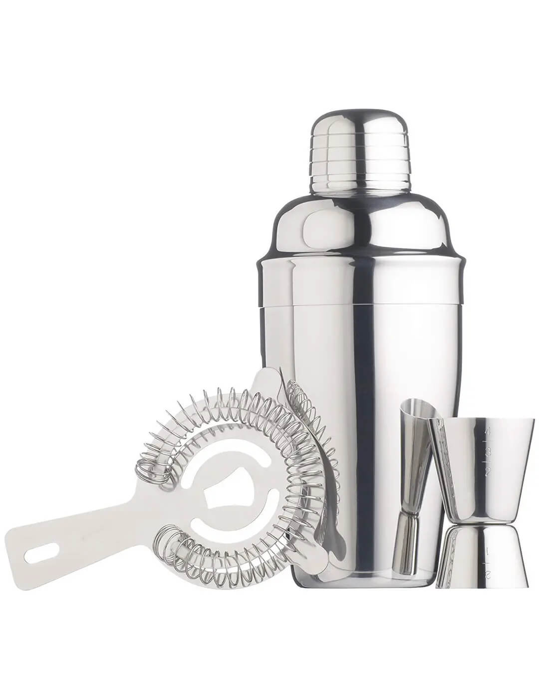 BarCraft Stainless Steel Three Piece Cocktail Gift Set Barware 5028250129246