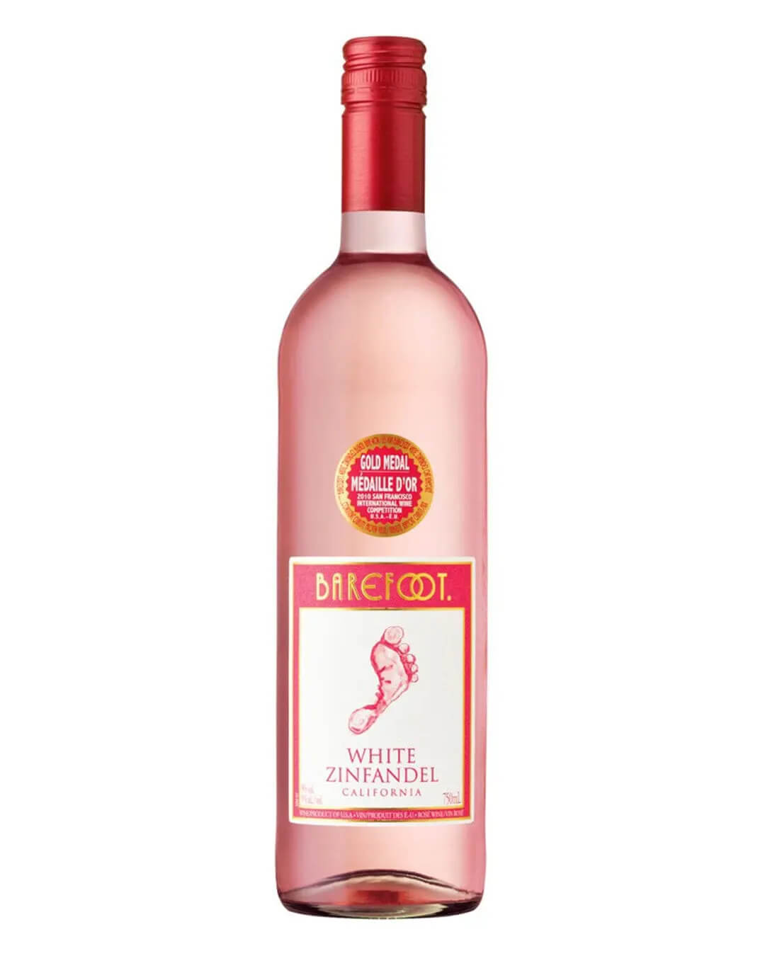 Barefoot White Zinfandel Rose Wine, 75 cl Rose Wine 18341751062