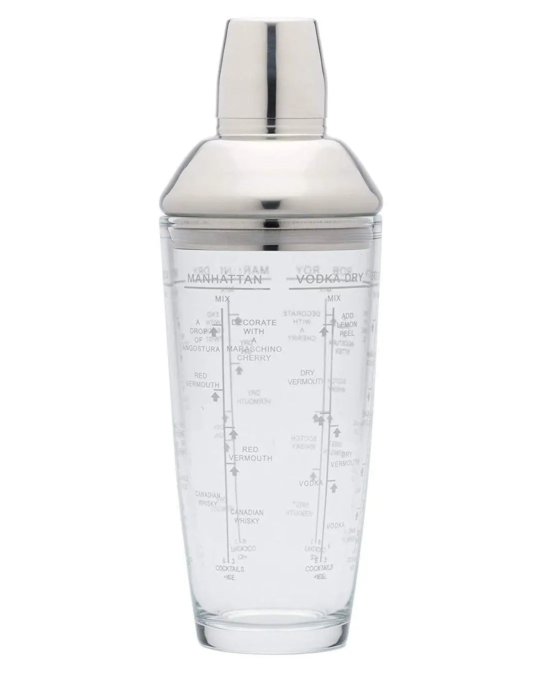 BarCraft Boston Glass Cocktail Shaker, 700 ml Barware