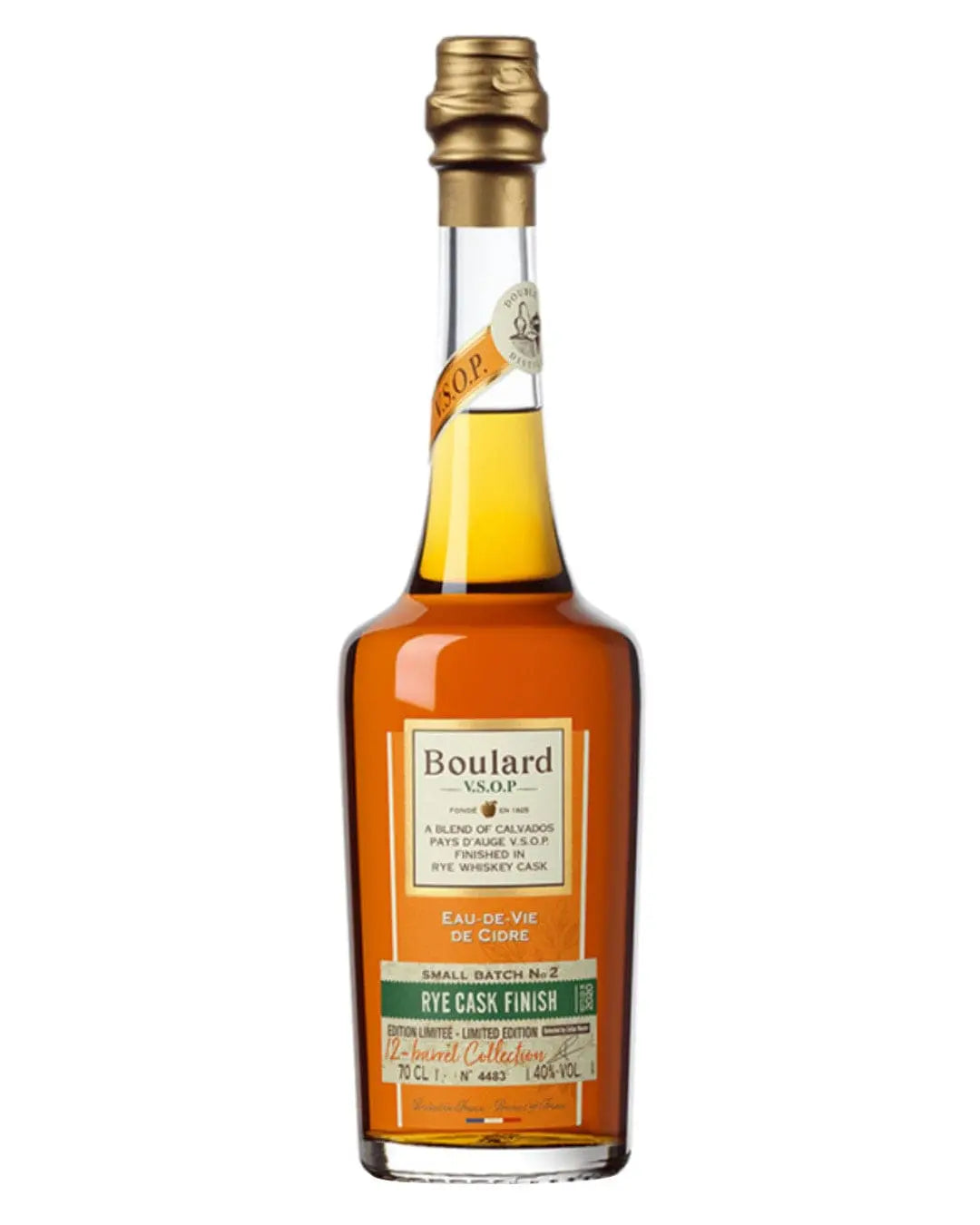 Boulard VSOP Rye Cask Finish, 70 cl Cognac & Brandy