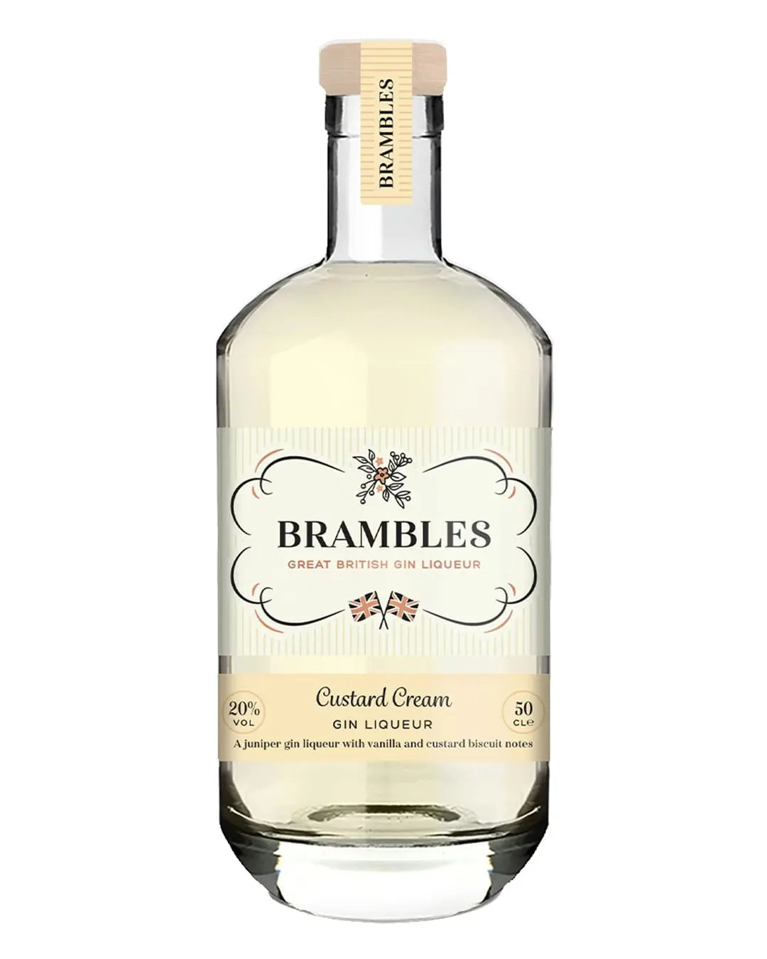 Brambles Gin Liqueurs Custard Cream, 50 cl Gin