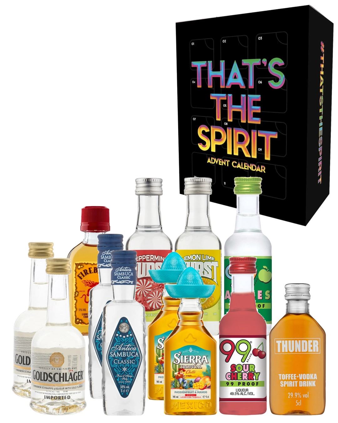 That's the Spirit Party Shots Advent Calendar, 12 x 5 cl