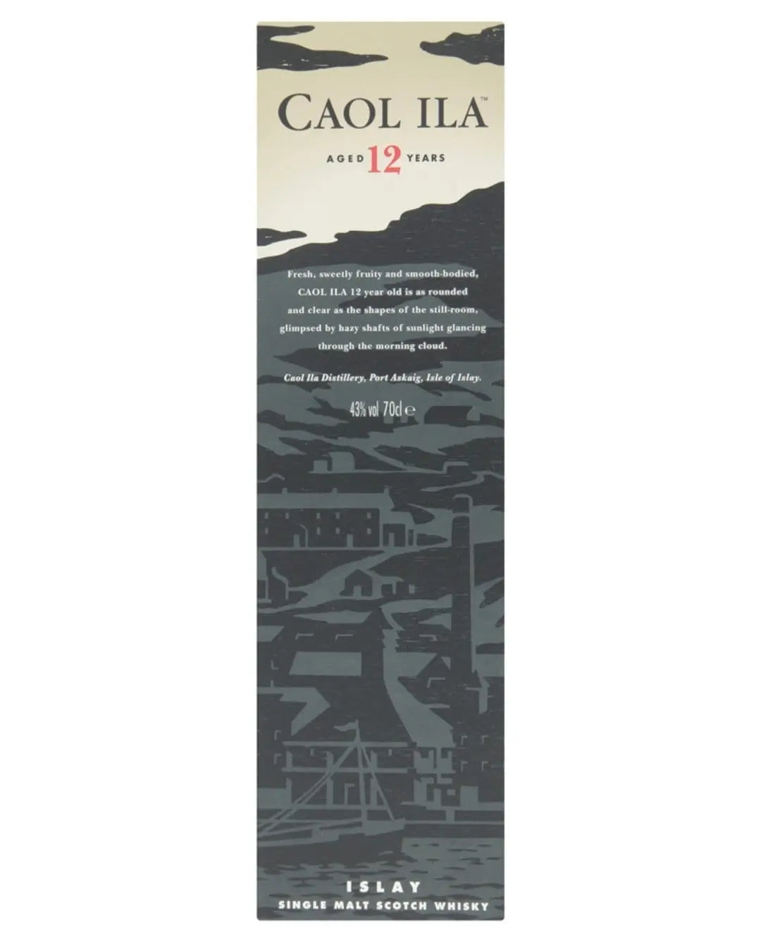 Caol Ila 12 Year Old Whisky, 70 cl Whisky 5000281016290