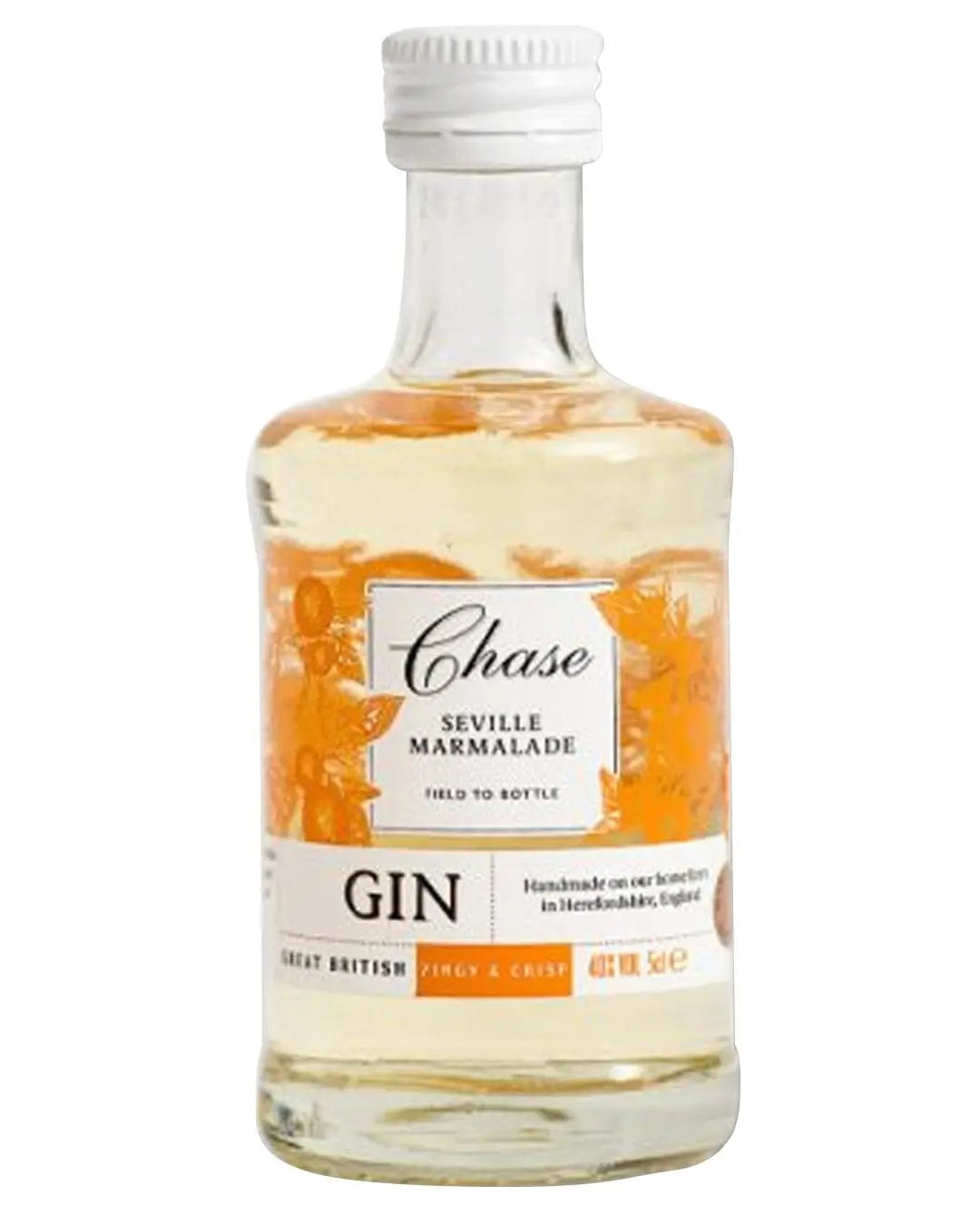 Chase Marmalade Gin Miniature, 5 cl Spirit Miniatures