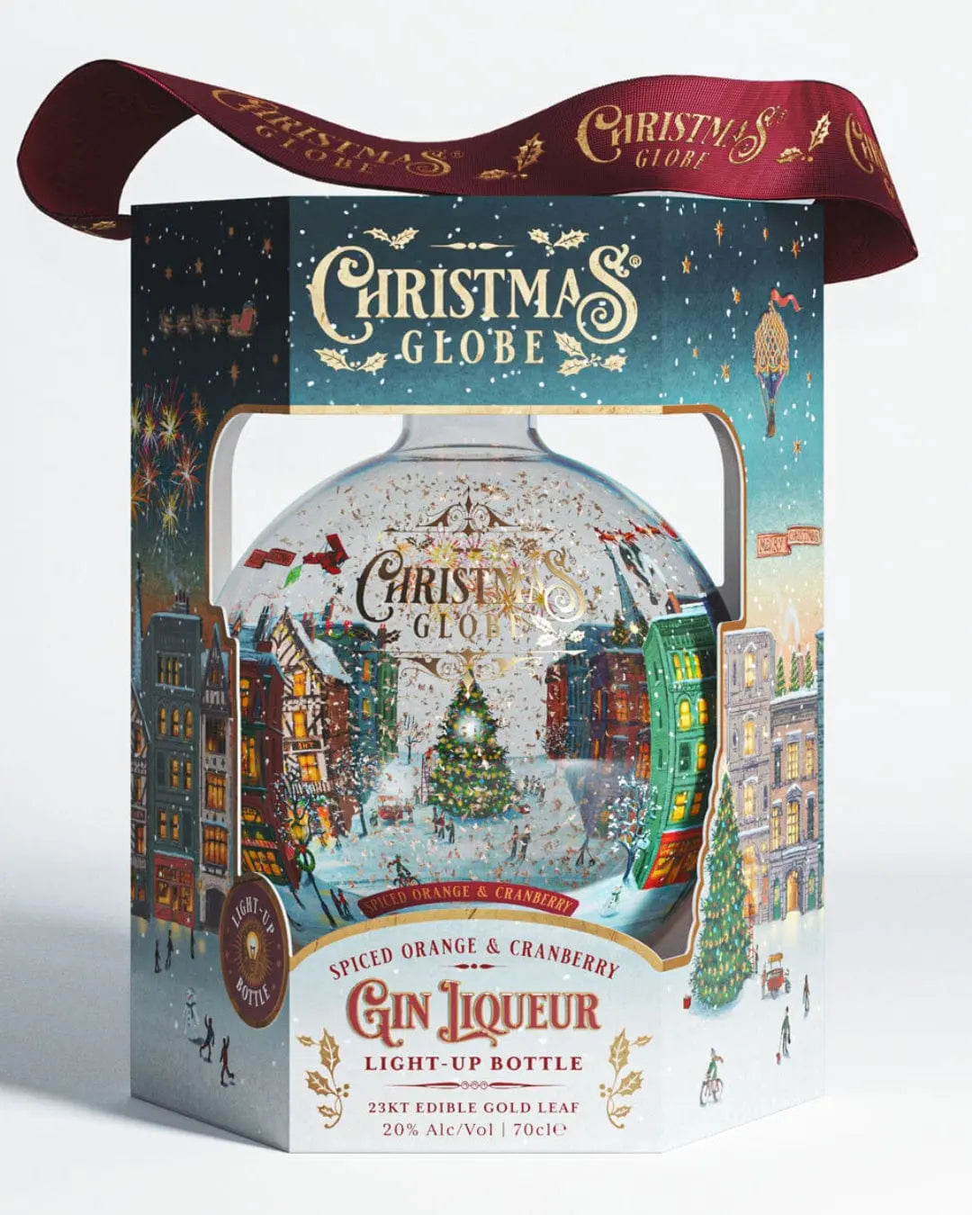 Christmas Globe Orange & Cranberry Gin Liqueur, 70 cl Gin