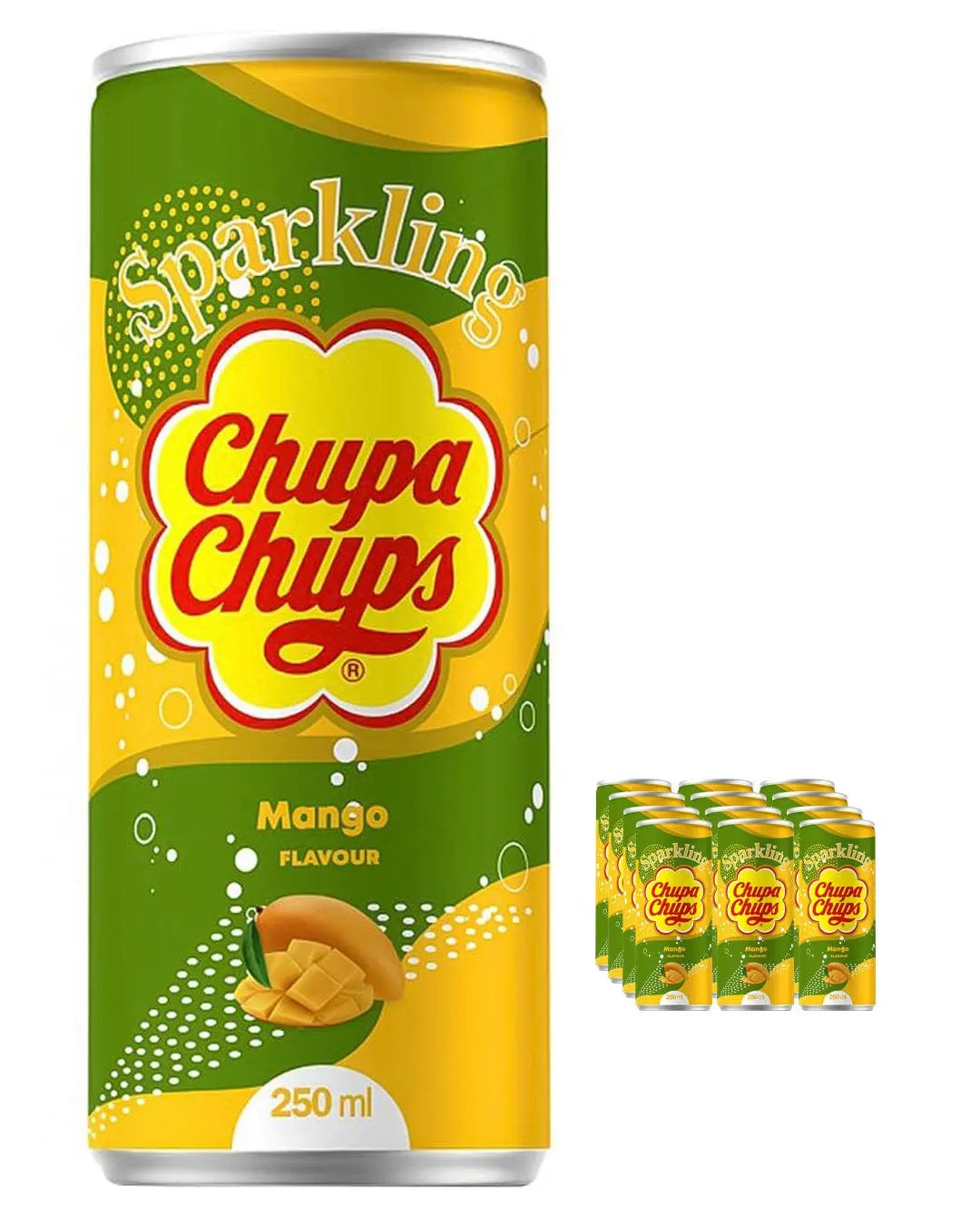 Chupa Chups Mango Sparkling Drink Multipack, 24 x 250 ml Soft Drinks & Mixers