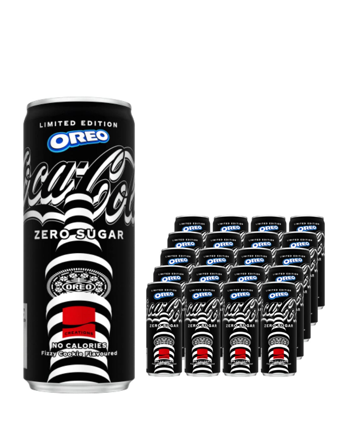 Coca Cola Limited Edition Oreo Zero Sugar, 24 x 250 ml BBE 31/01/2025 Soft Drinks & Mixers 5449000329691