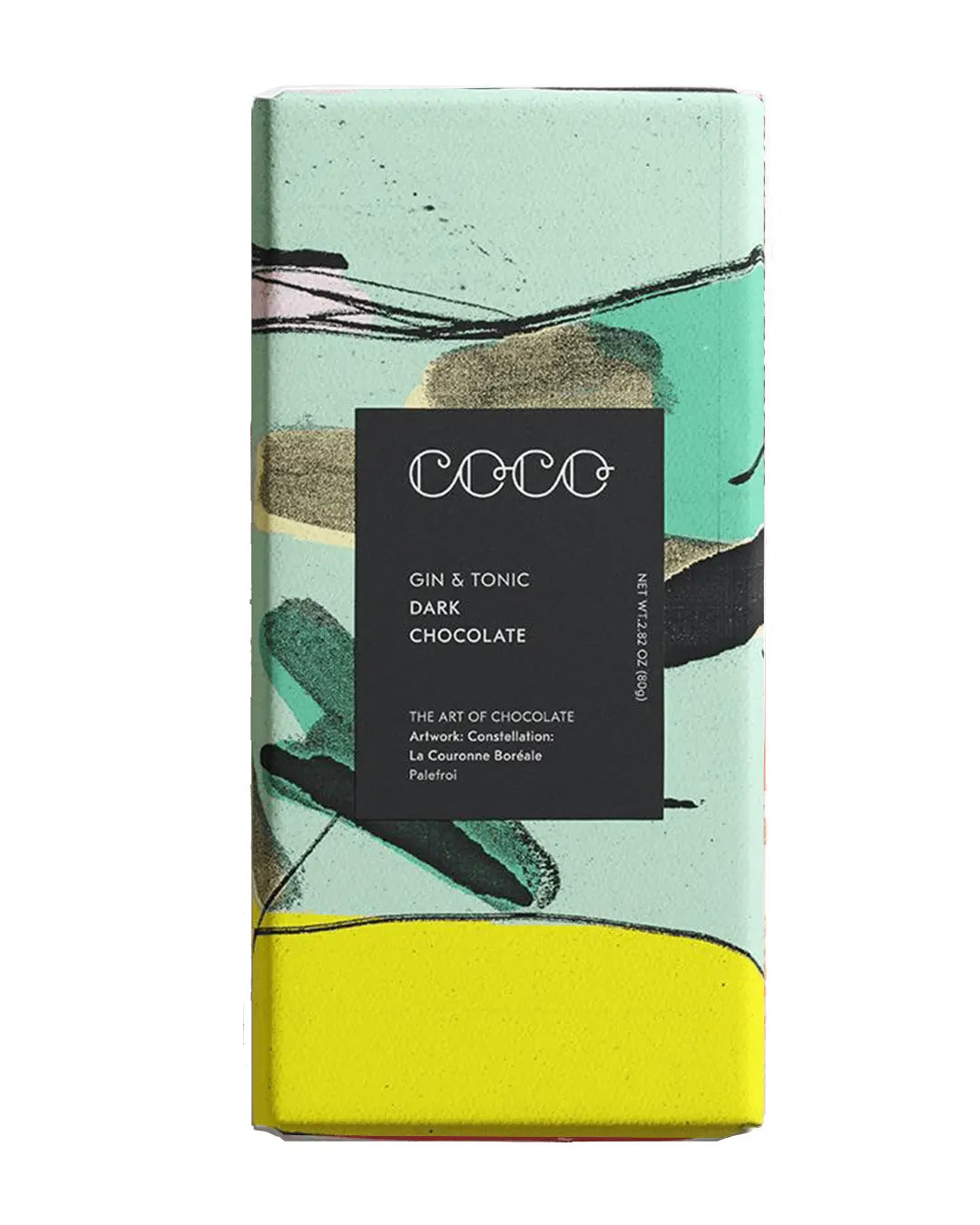 COCO Gin & Tonic Chocolate Bar, 80 g Chocolate 5060149463345
