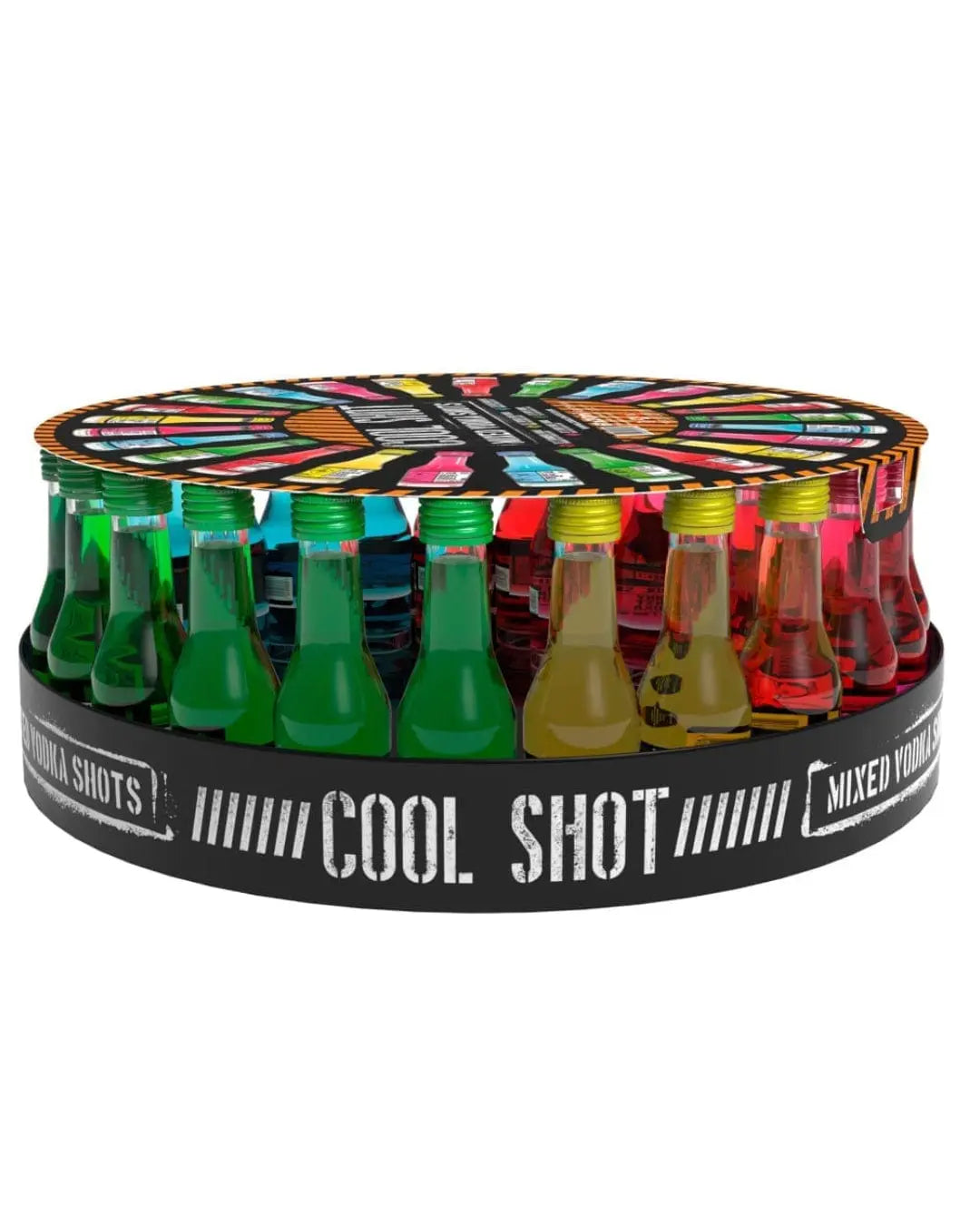 Cool Shot Mixed Vodka Shots Carousel, 61 x 20 ml Vodka