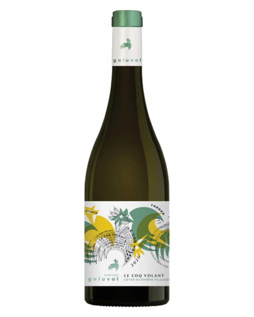 Domaine de Galuval Le Coq Volant Cotes du Rhone Villages Blanc, 75 cl White Wine