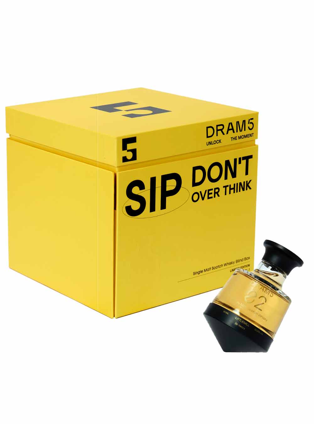 DRAM5 Blind Box Single Malt Scotch Whisky, 5 x 5 cl