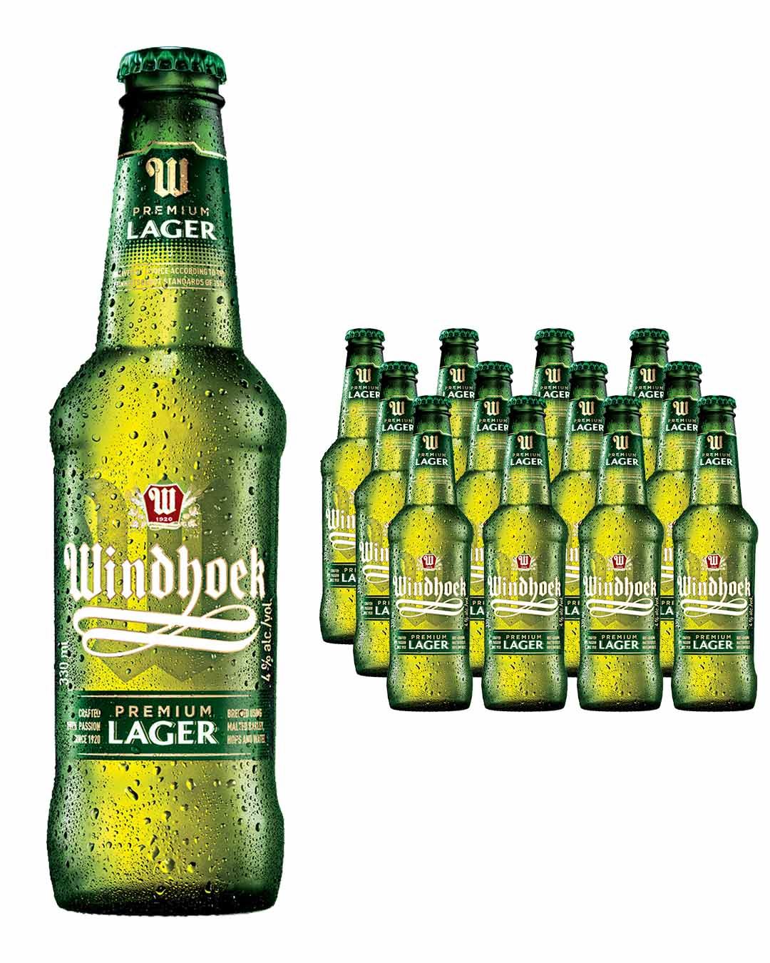 Windhoek Namibian Lager Multipack, 12 x 330 ml