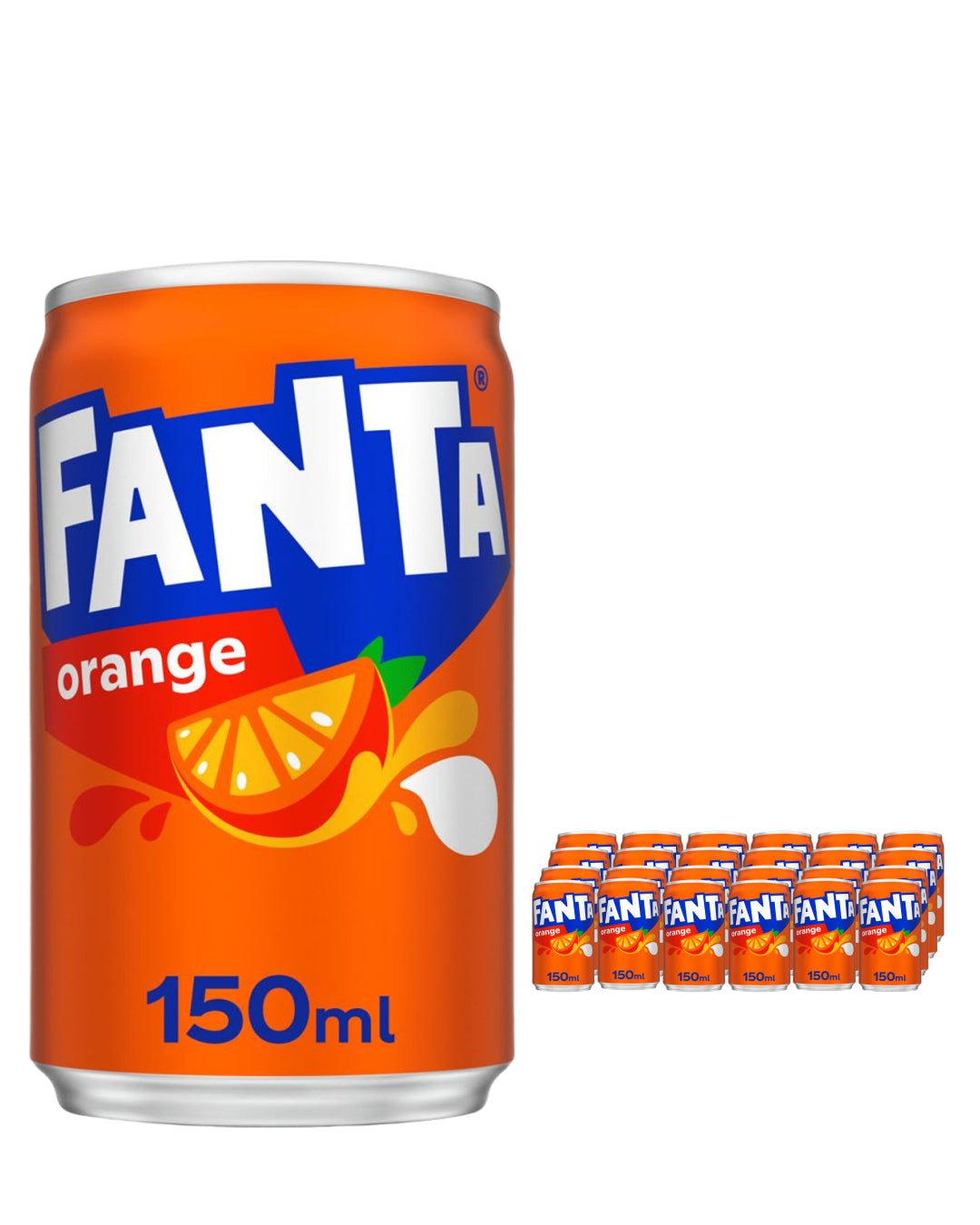 Fanta Orange Can Multipack, 24 x 330 ml Soft Drinks & Mixers