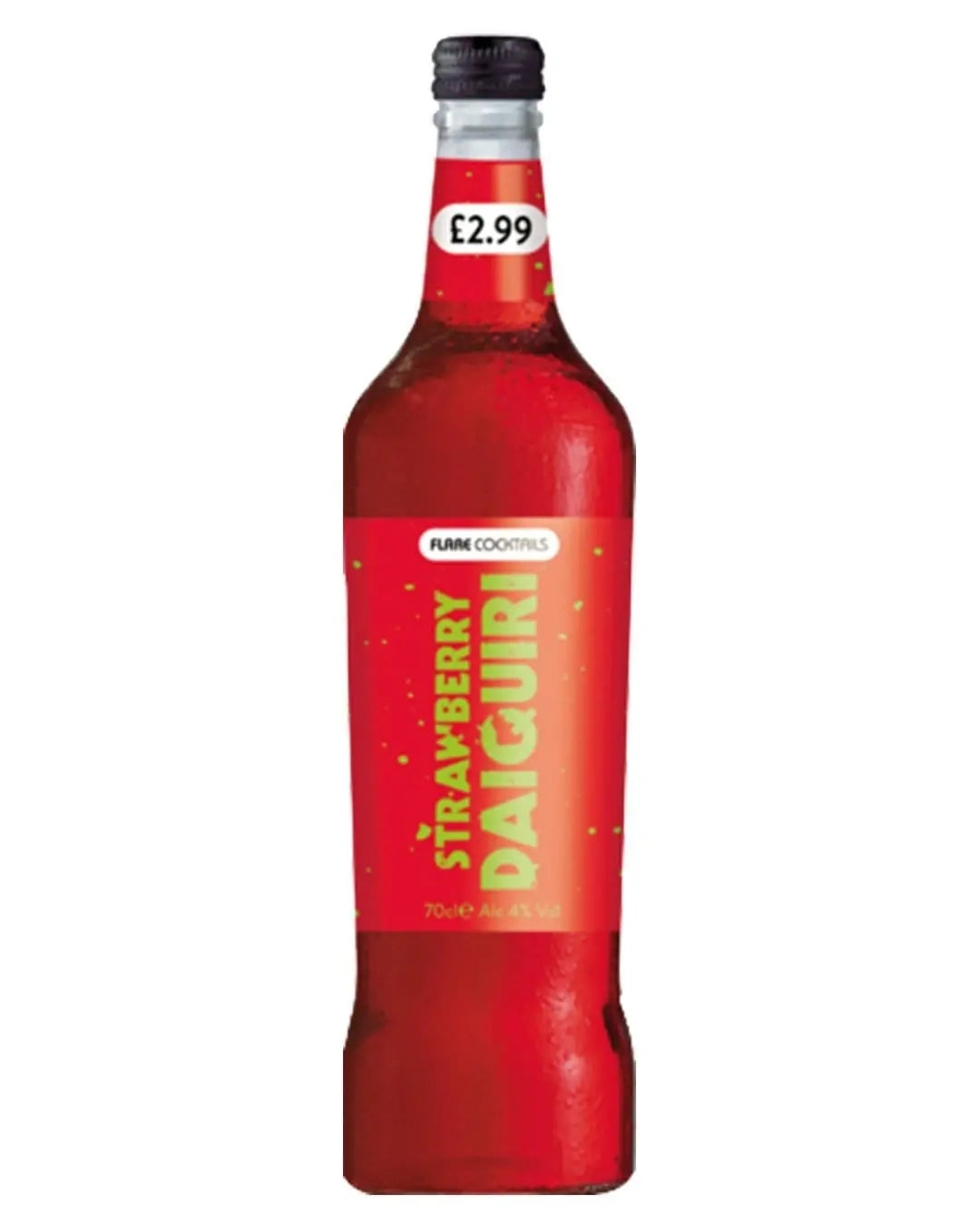 Flare Cocktails Strawberry Daiquiri Premixed Cocktail, 70 cl Ready Made Cocktails