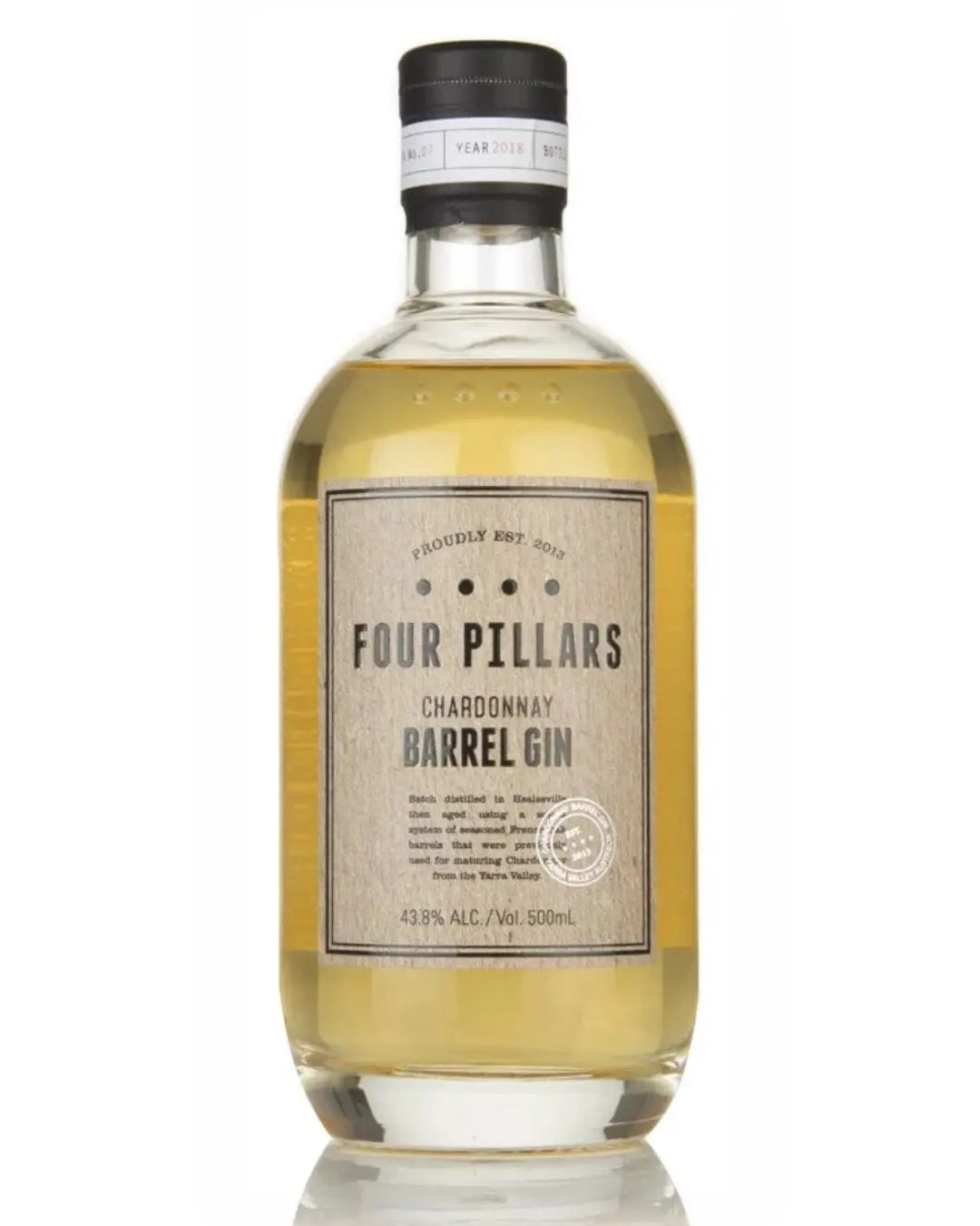 Four Pillars Barrel Aged Chardonnay Gin, 50 cl Gin