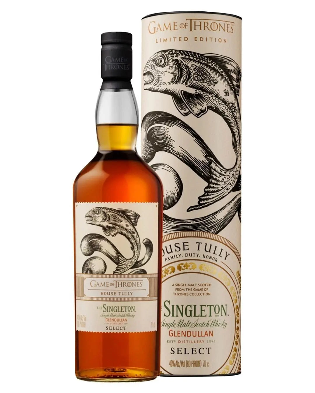 Game of Thrones House Tully - Singleton Glendullan Reserve Malt Whisky, 70 cl Whisky 5000267173856