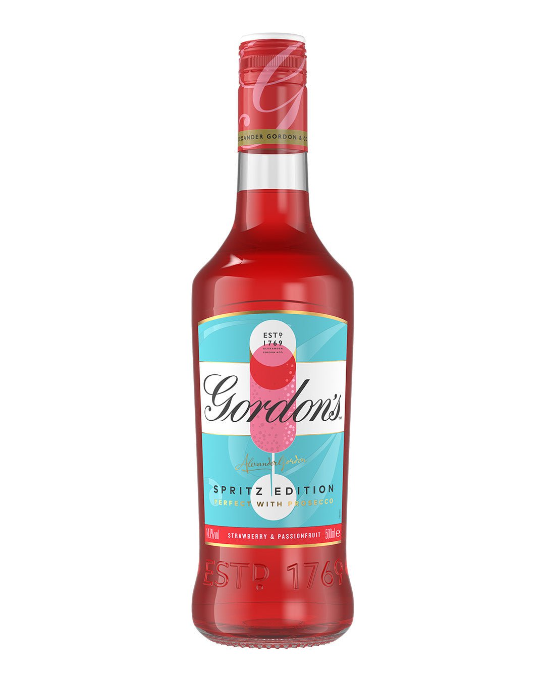 Gordon's Strawberry & Passionfruit Spritz, 500 ml Ready Made Cocktails