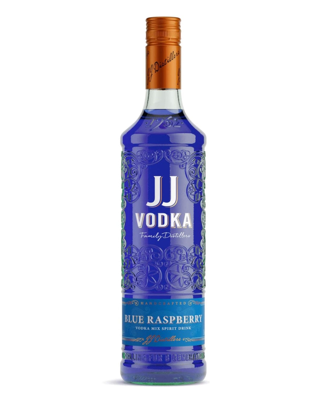 J.J. Whitley Artisinal Blue Raspberry Vodka, 70 cl Vodka 5011166069799