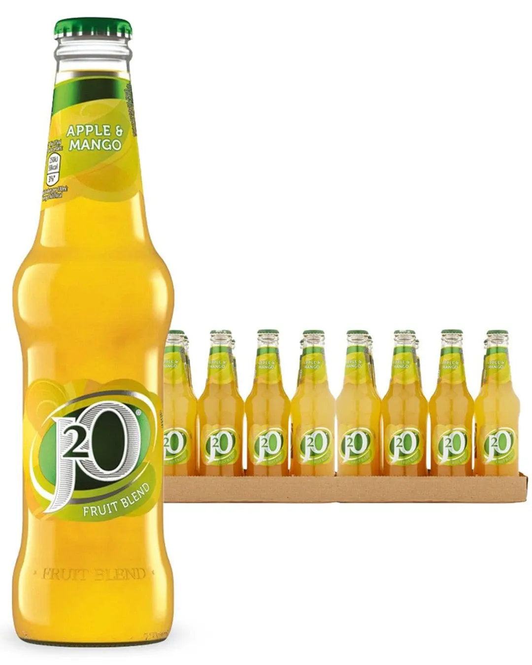 J2O Apple & Mango Fruit Glass Bottle Multipack, 24 x 275 ml Soft Drinks & Mixers