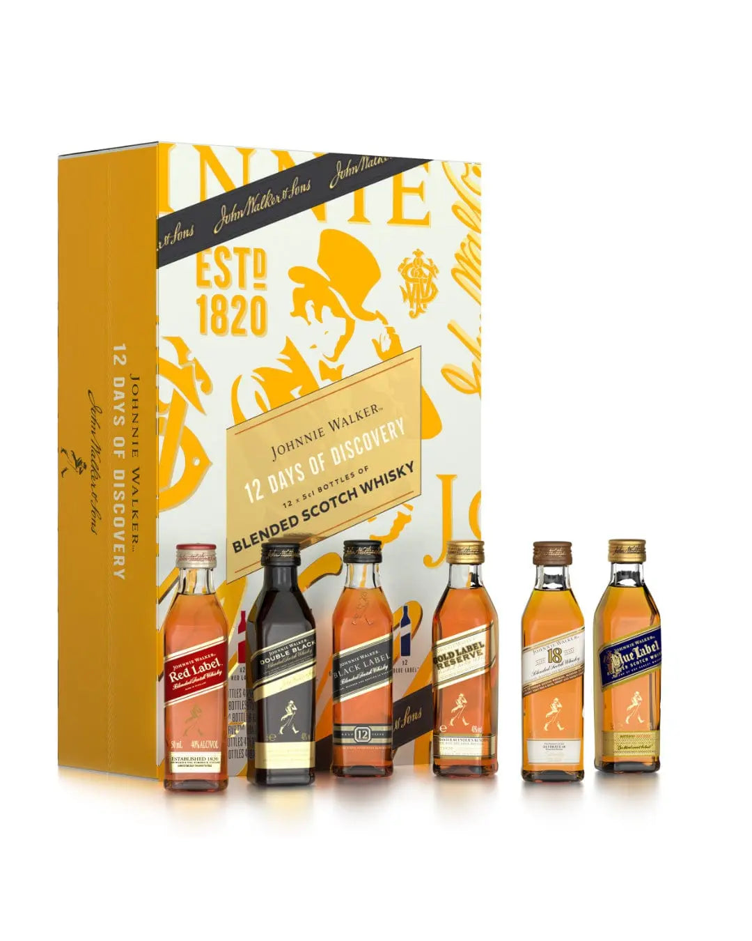 Johnnie Walker Advent Calendar, 12 x 5 cl Spirit Miniatures