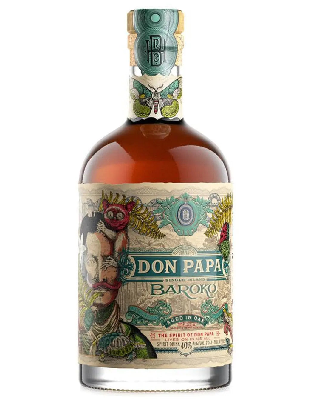 Limited Edition Don Papa Baroko Rum, 70 cl Rum 4809015157480