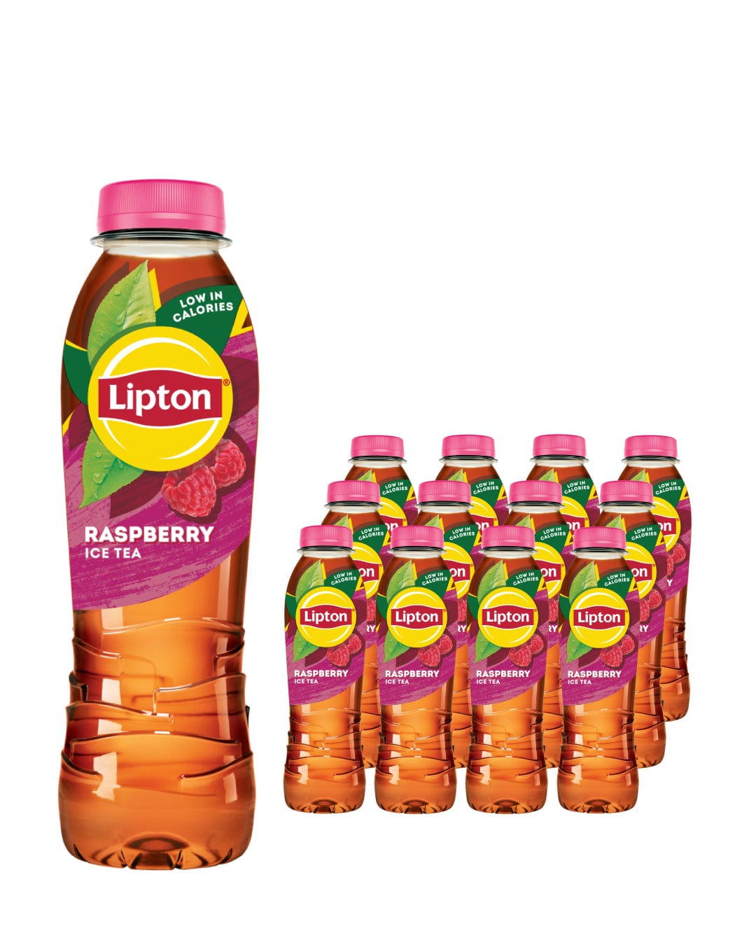 Lipton Raspberry Flavour Ice Tea Multipack, 12 x 500 ml Soft Drinks & Mixers