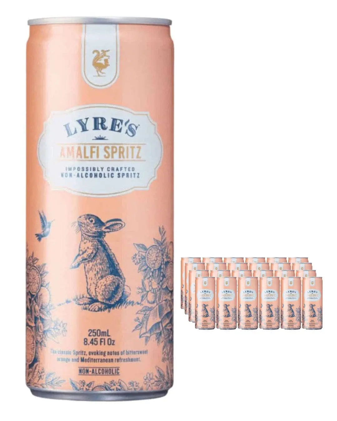 Lyre's Amalfi Spritz Premixed Drink, 24 x 250 ml Ready Made Cocktails