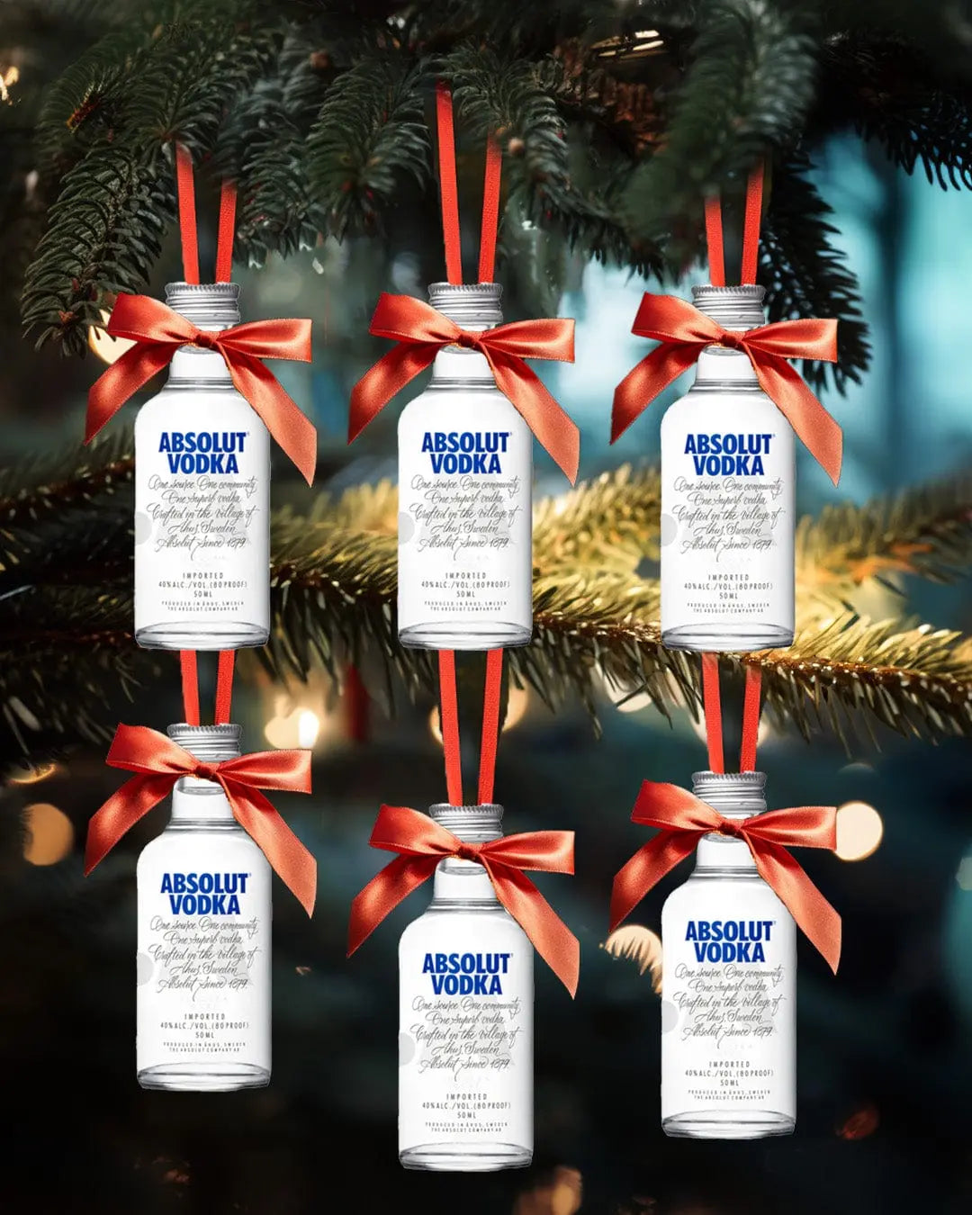 Merry Baubles - Absolut Vodka Miniature Set Spirit Miniatures