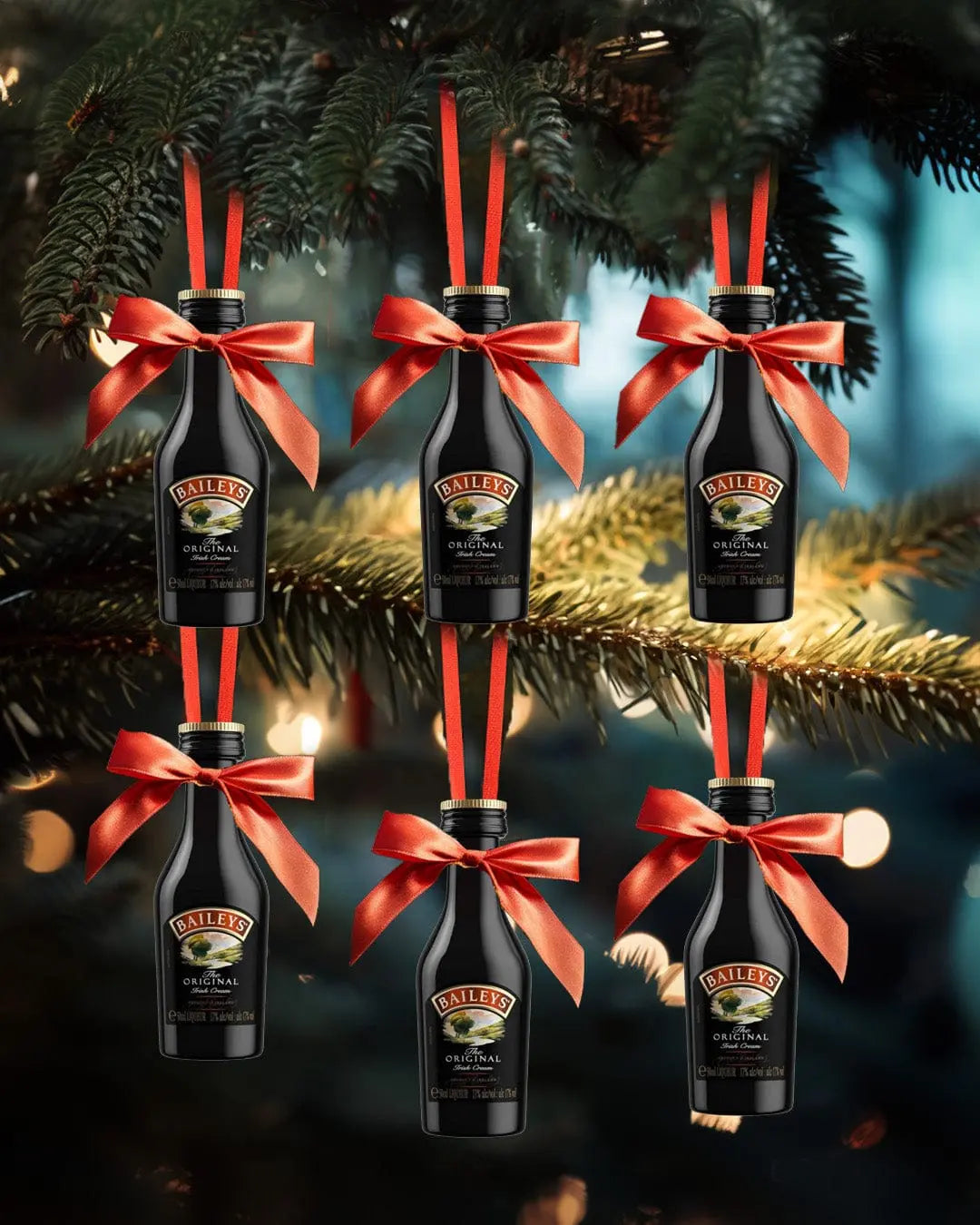 Merry Baubles - Baileys Original Irish Cream Liqueur Miniature Set Spirit Miniatures